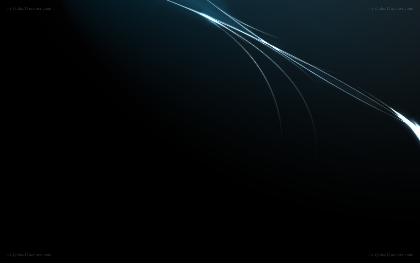 blue light streaks on black