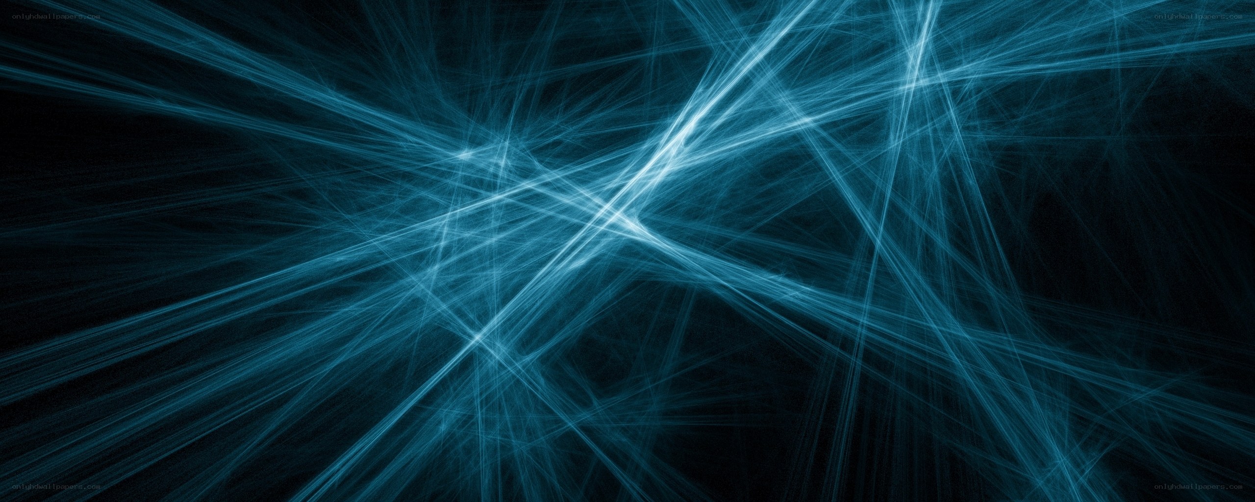 blue light streaks on black
