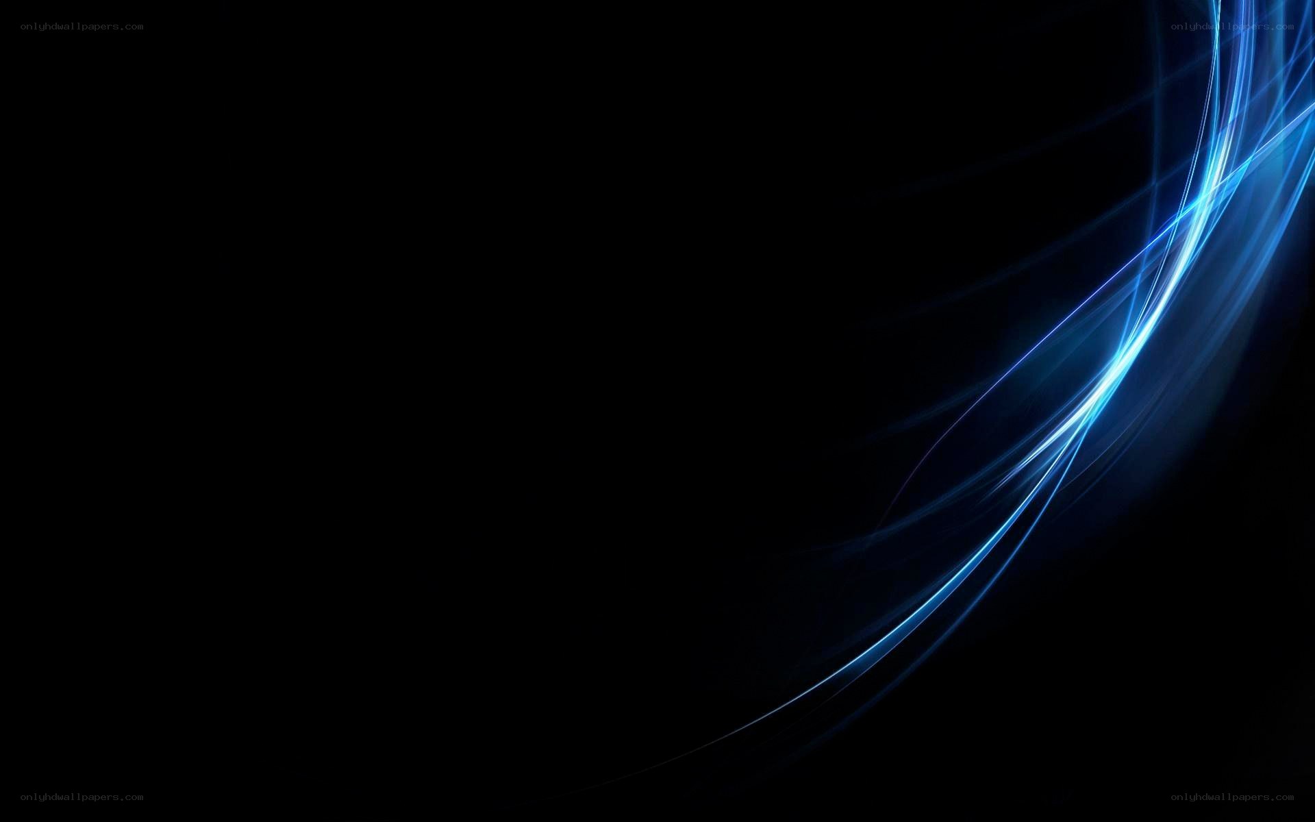 blue light streaks on black