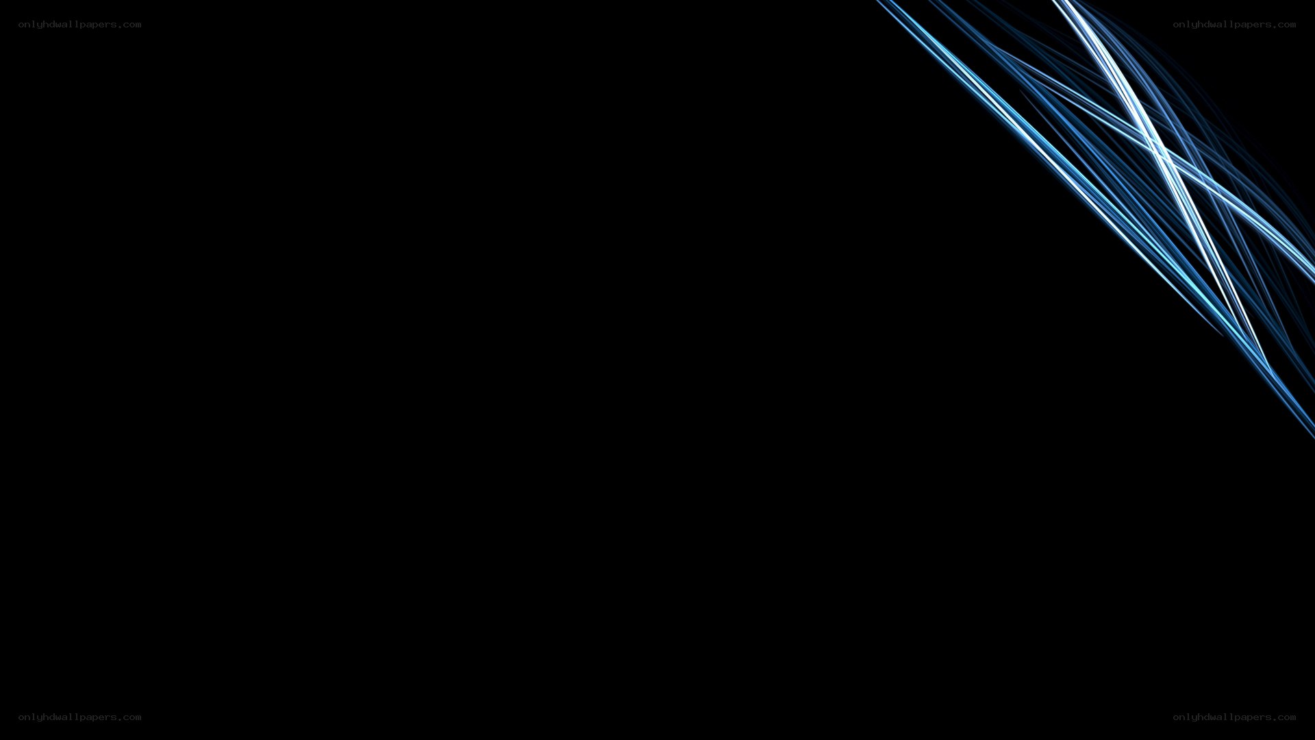 blue light streaks on black