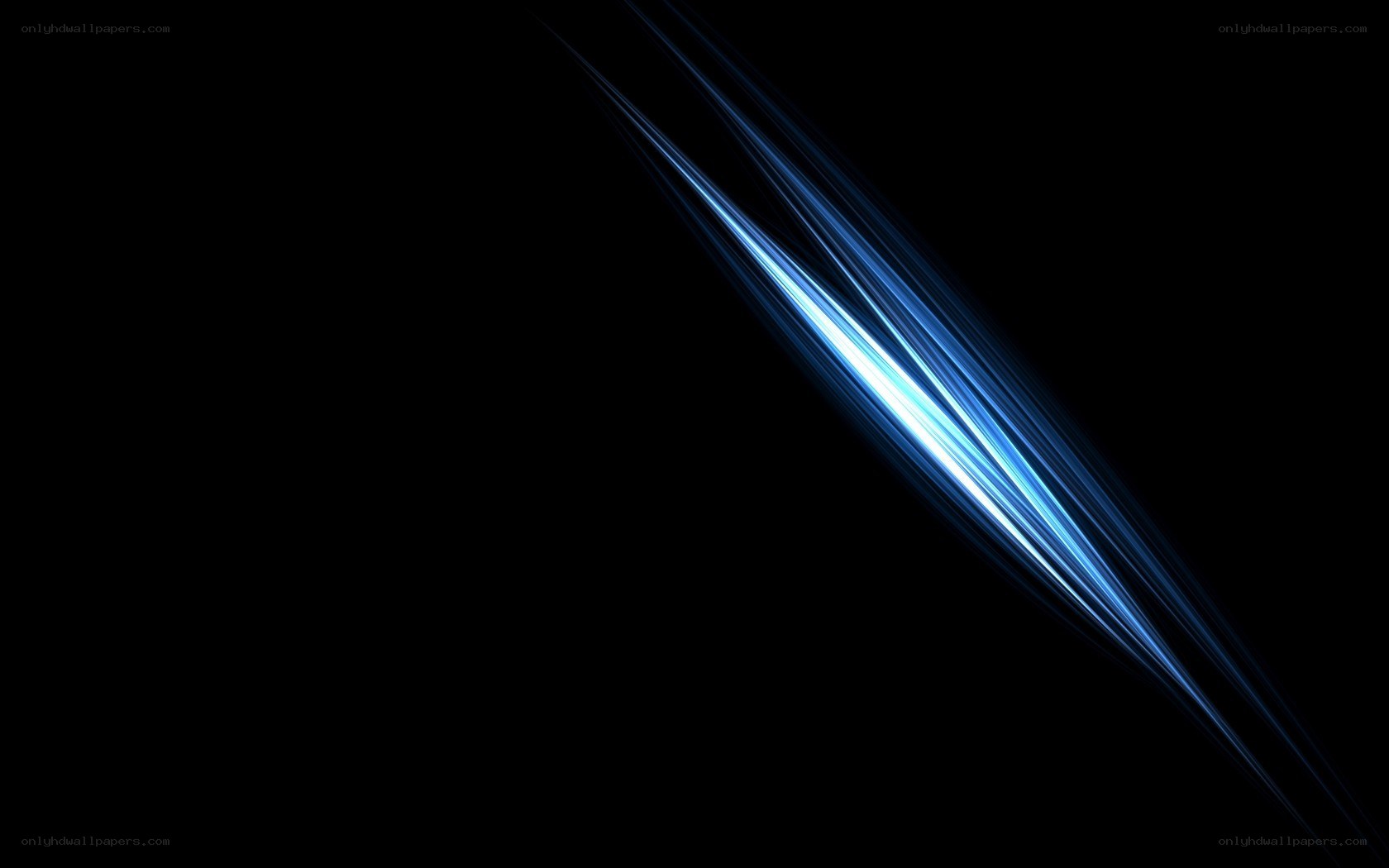 blue light streaks on black