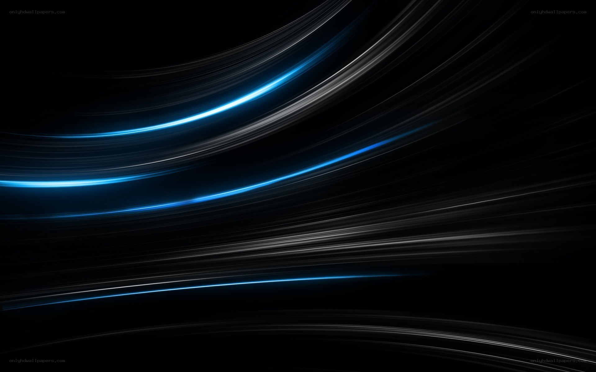 blue light streaks on black