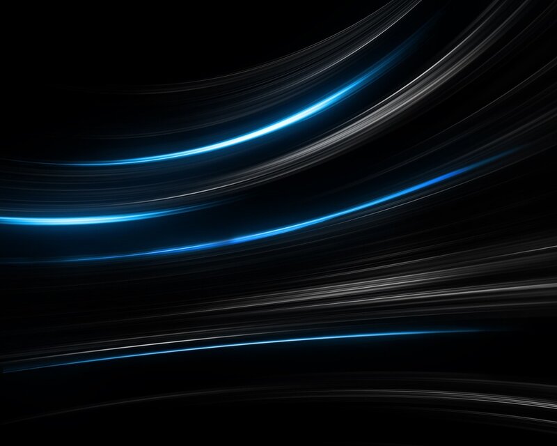 blue light streaks on black