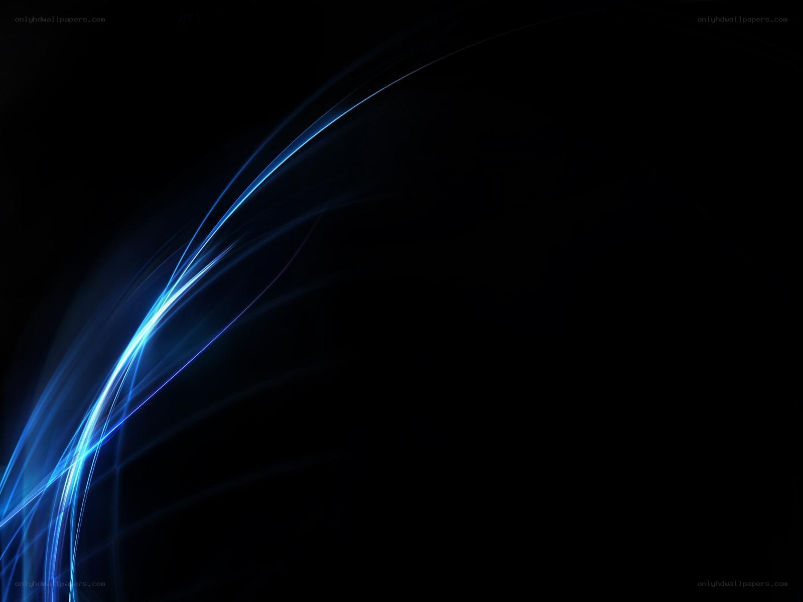 blue light streaks on black