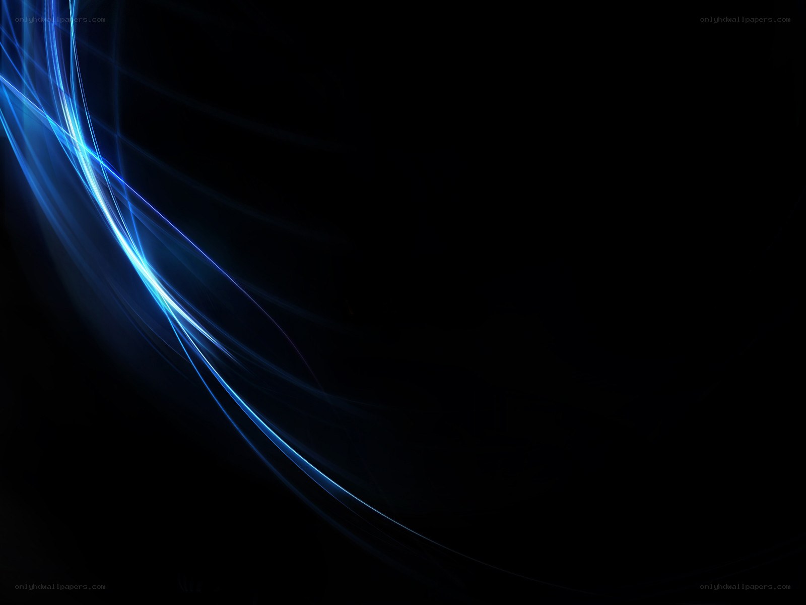 blue light streaks on black