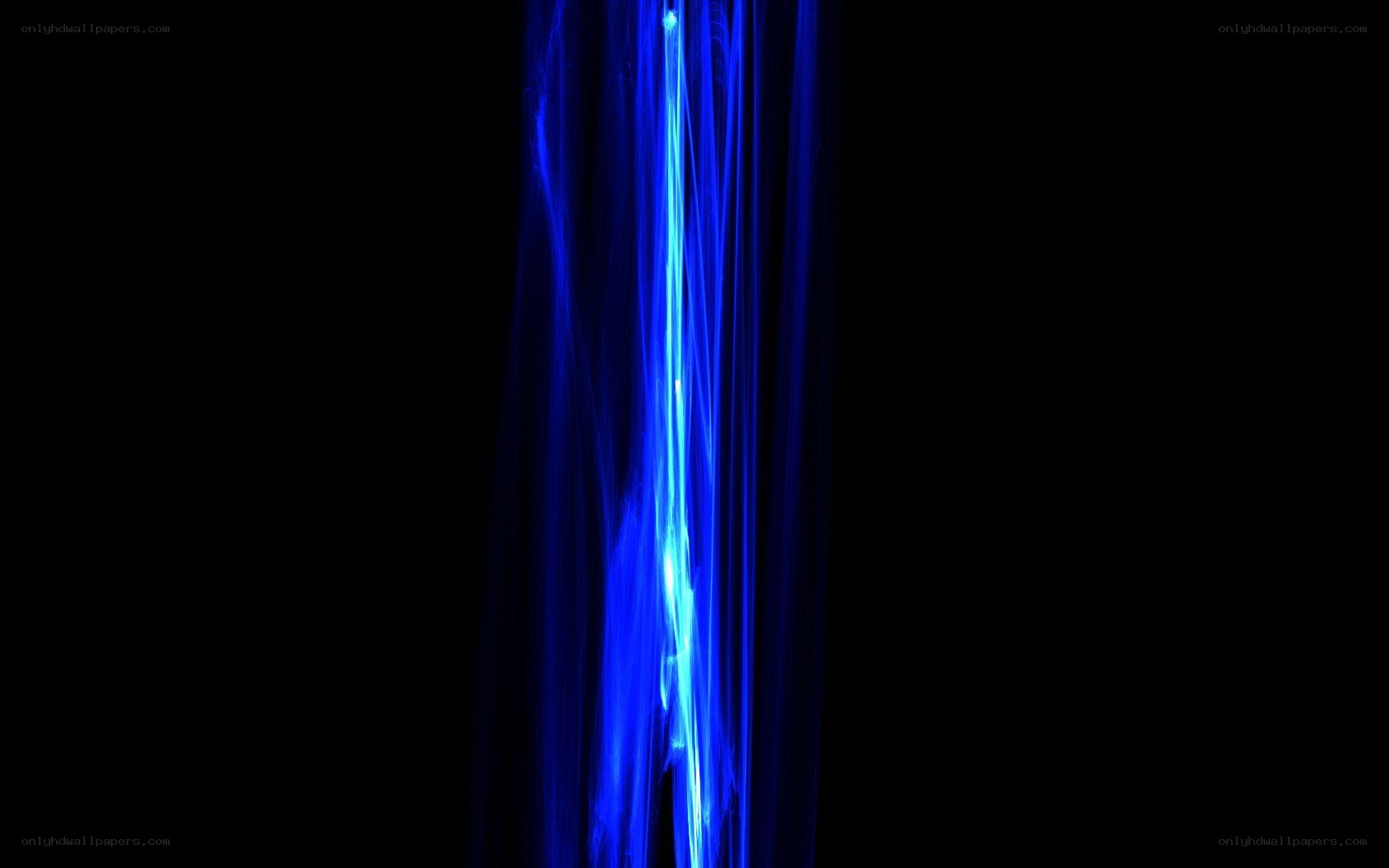 blue light streaks on black