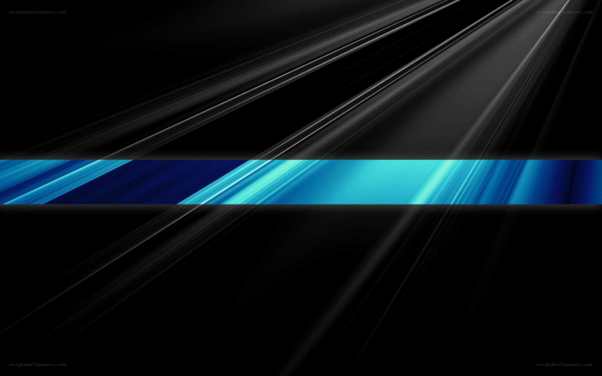 blue light streaks on black