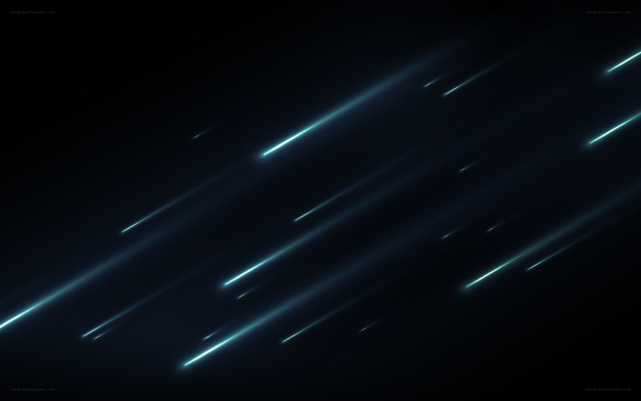 blue light streaks on black