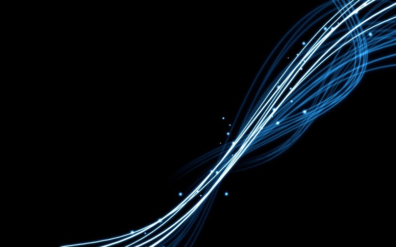 blue light streaks on black