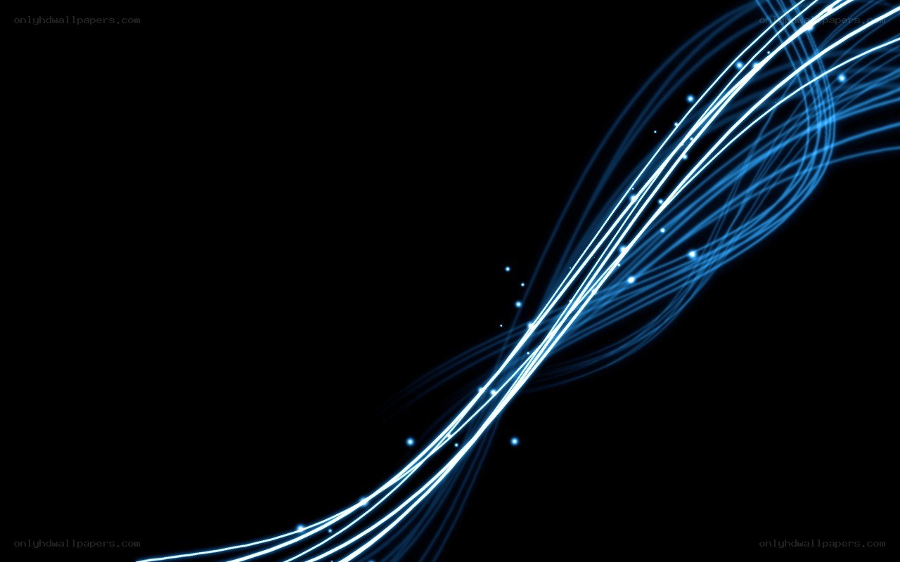 blue light streaks on black