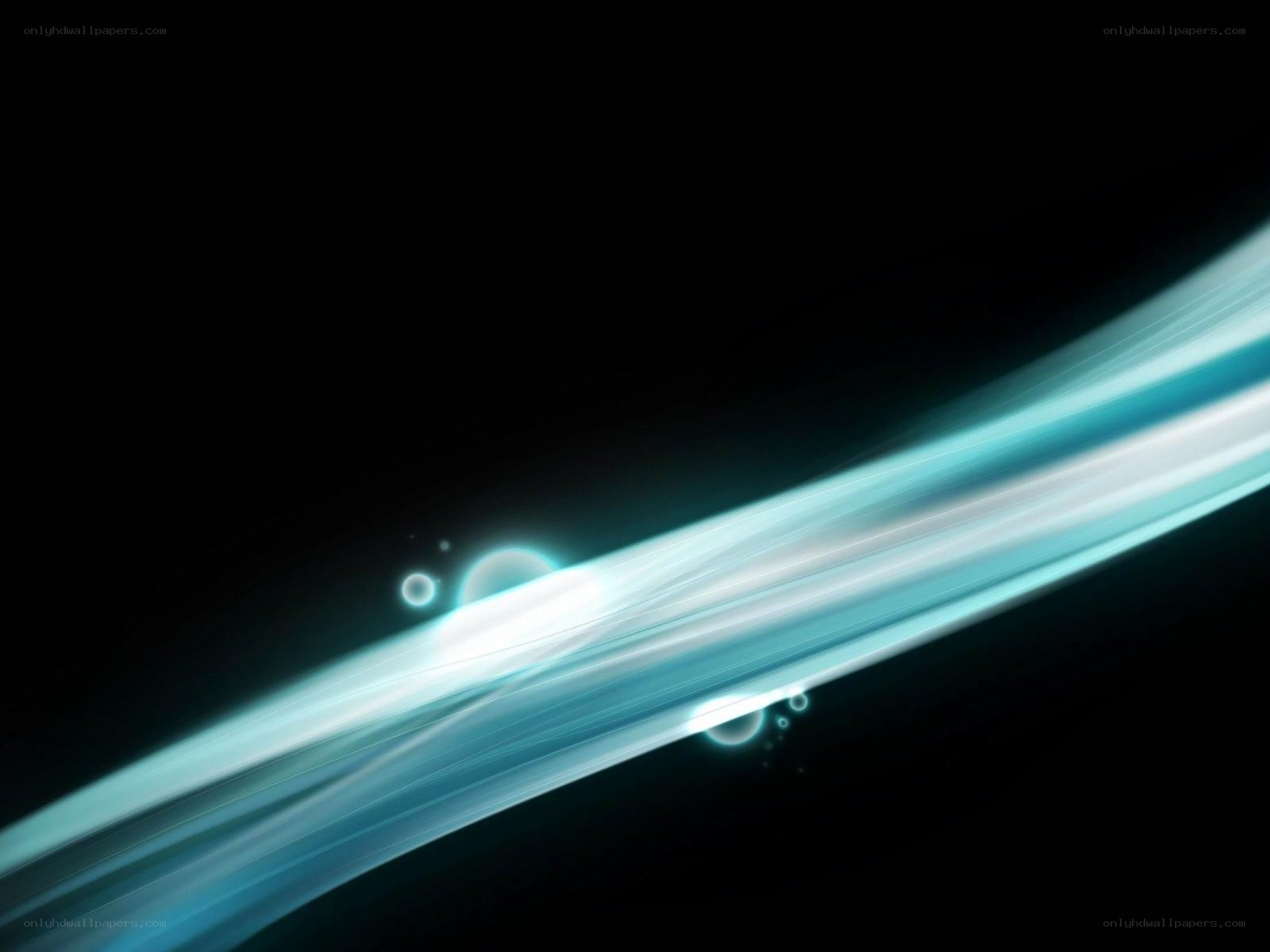 Blue light streaks on black