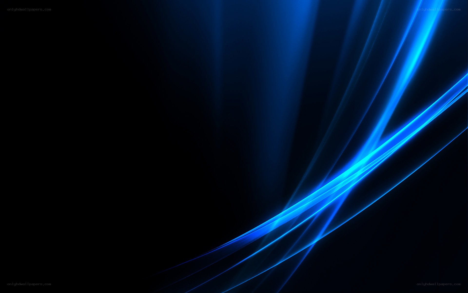 blue light streaks on black