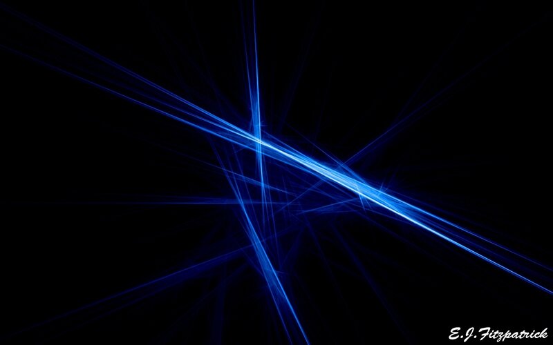 blue light streaks on black