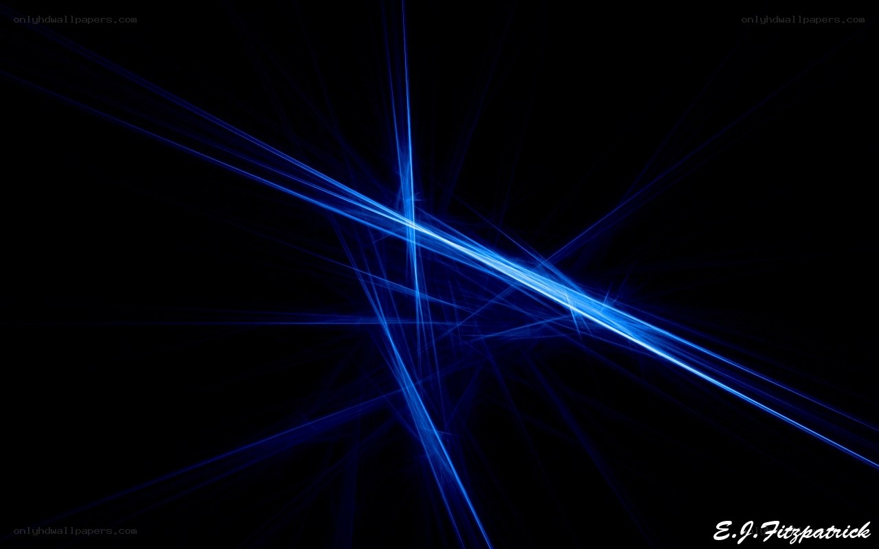 blue light streaks on black