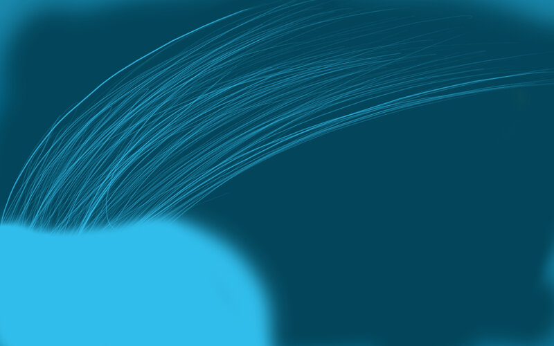 blue light streaks on dark background