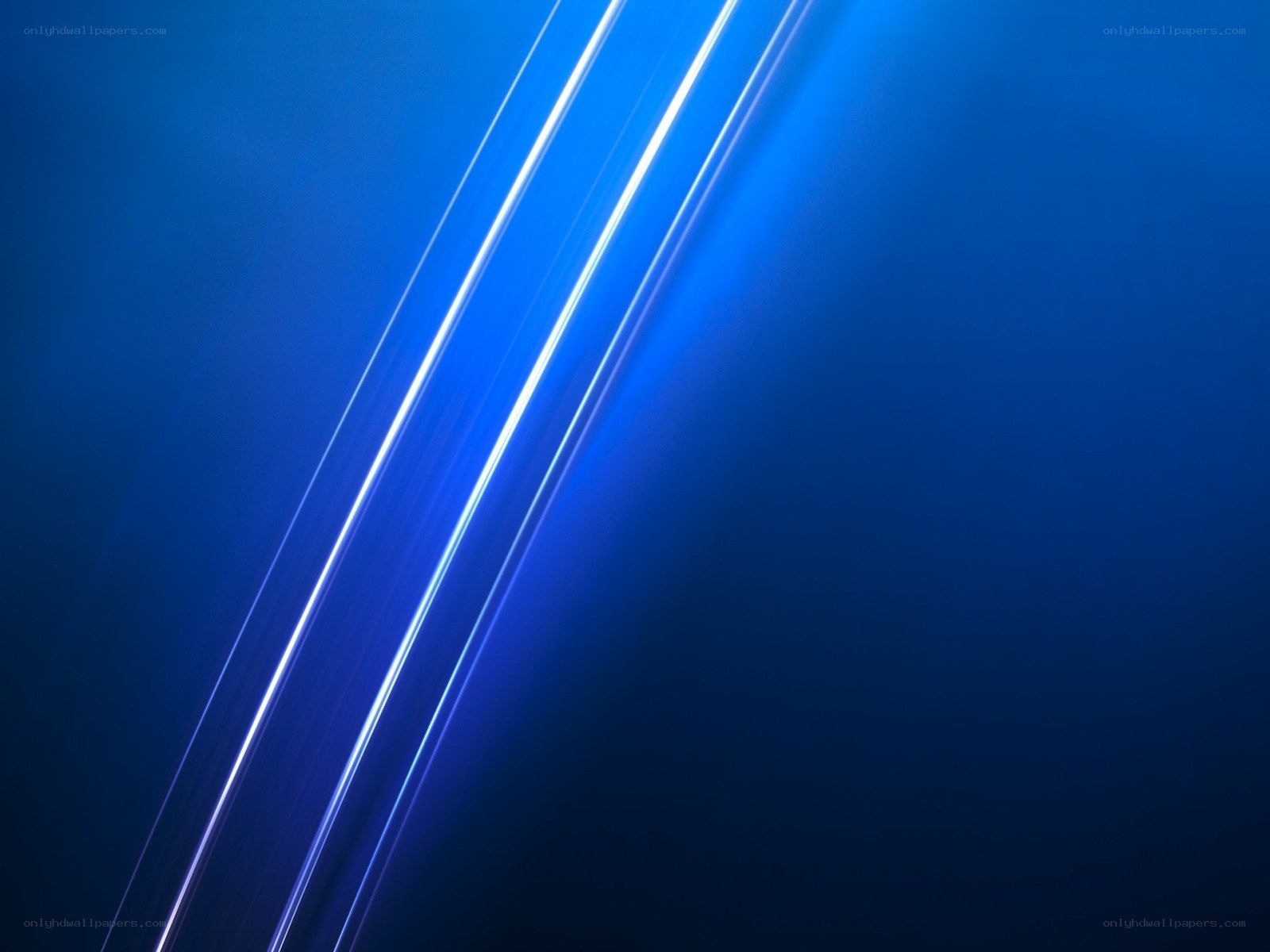 Blue light streaks on dark background