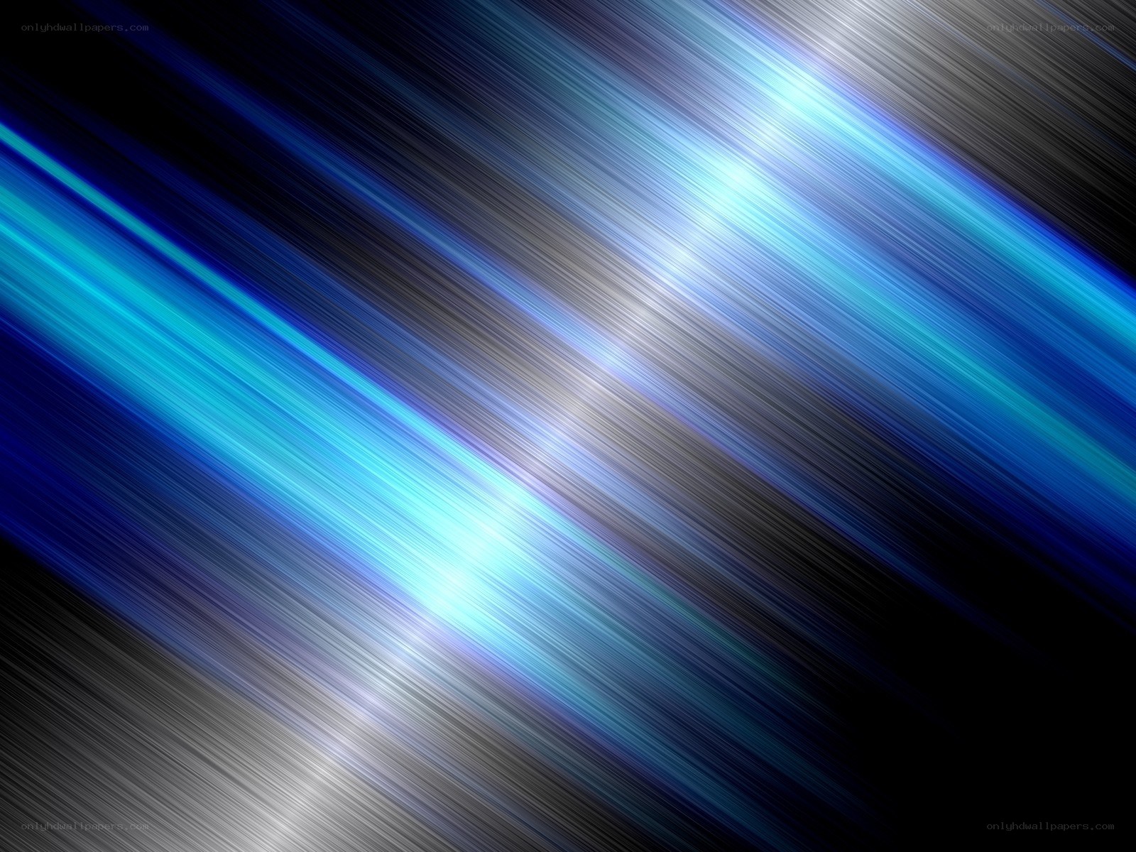 Blue light streaks on dark background