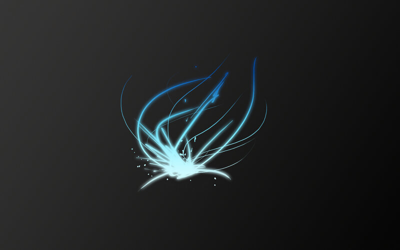 blue light streaks on dark
