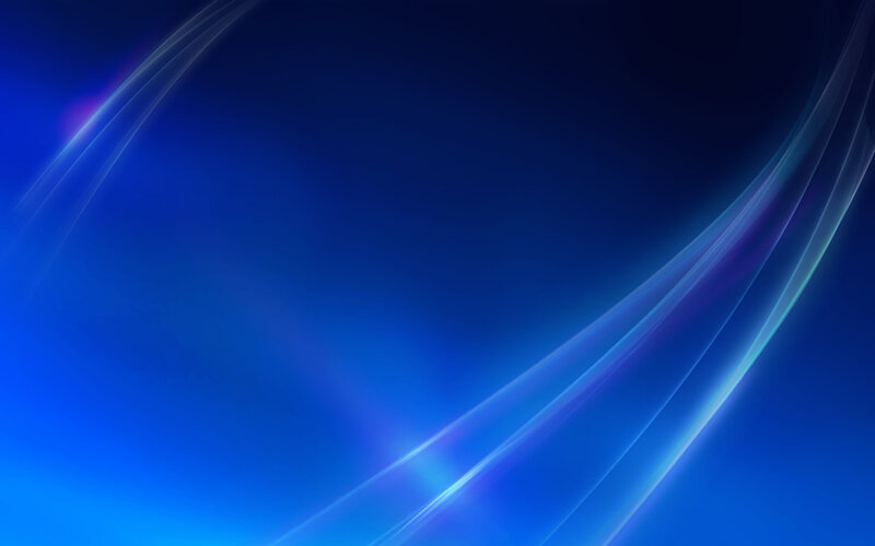 Blue Light Streaks — Serene, Abstract, Curves