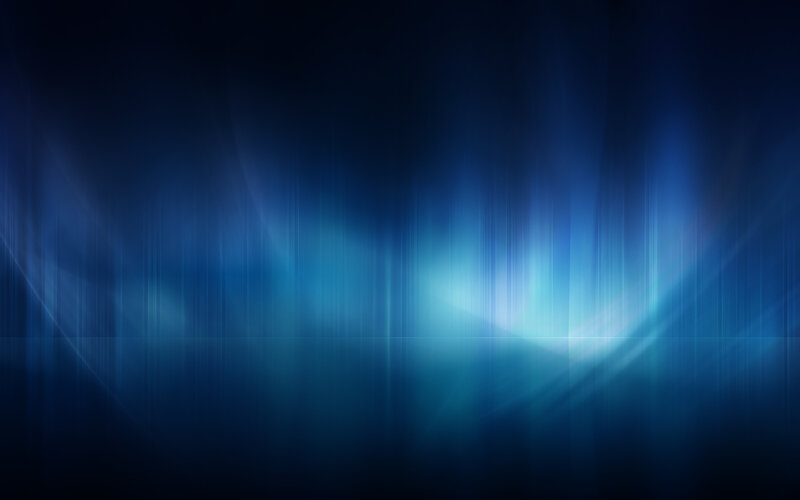 Blue Light Streaks — Serene, Abstract, Glow, Darkness