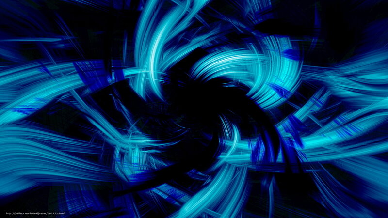 Blue Light Streaks Swirl