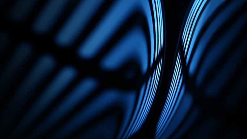 Blue Light Stripes — Dramatic