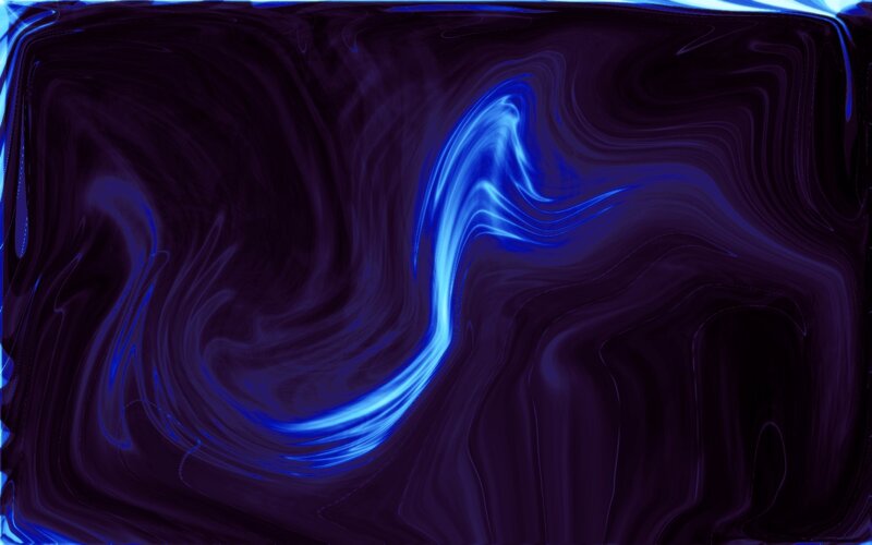 Blue Light Swirl — Dynamic, Abstract, Swirls, Black