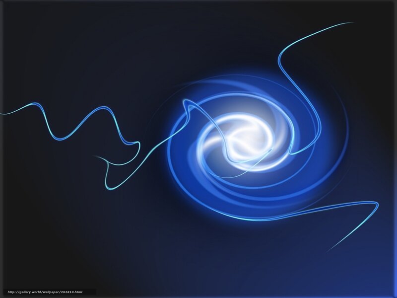Blue Light Swirl — Dynamic, Abstract