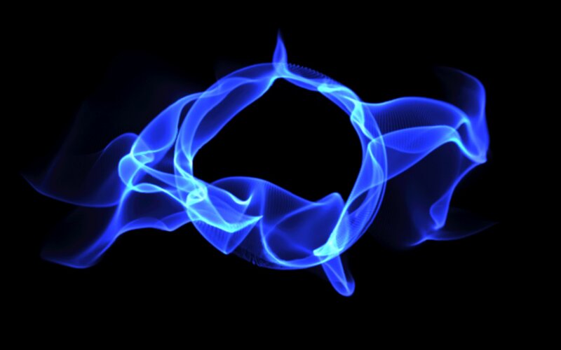 Blue Light Swirl — Ethereal