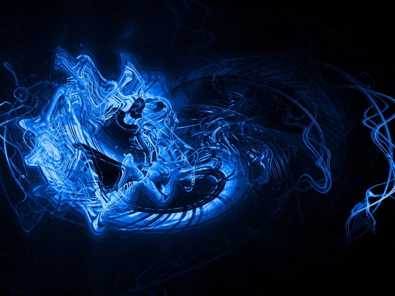 Blue Light Swirl — Mystical