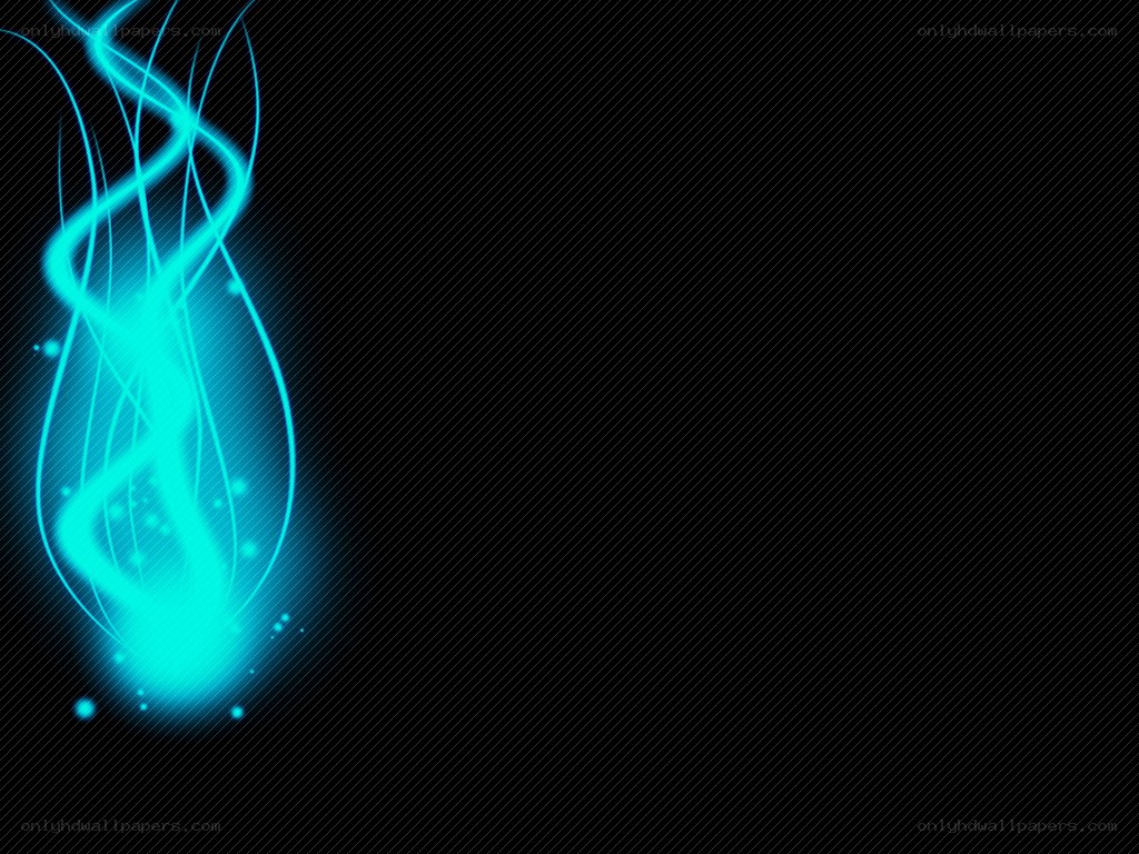 blue light swirl on black