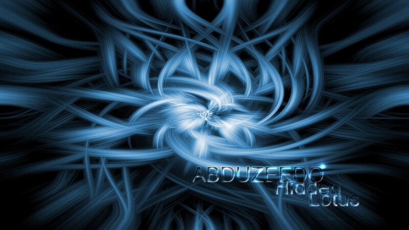 Blue Light Swirl Pattern — Energetic, Digital Art