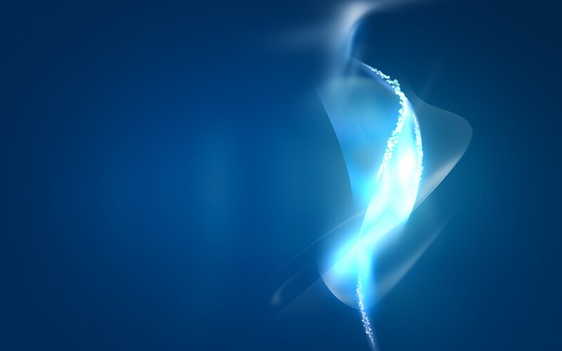 Blue Light Swirl — Serene, Abstract, Glow