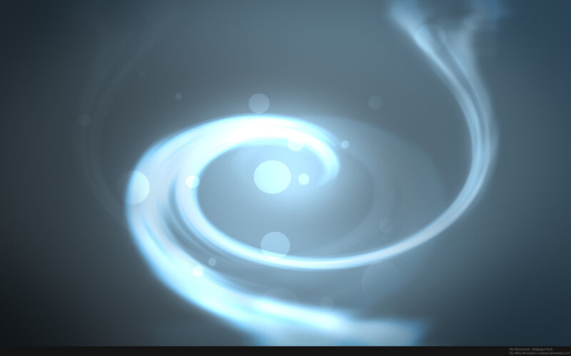 Blue Light Swirl — Serene