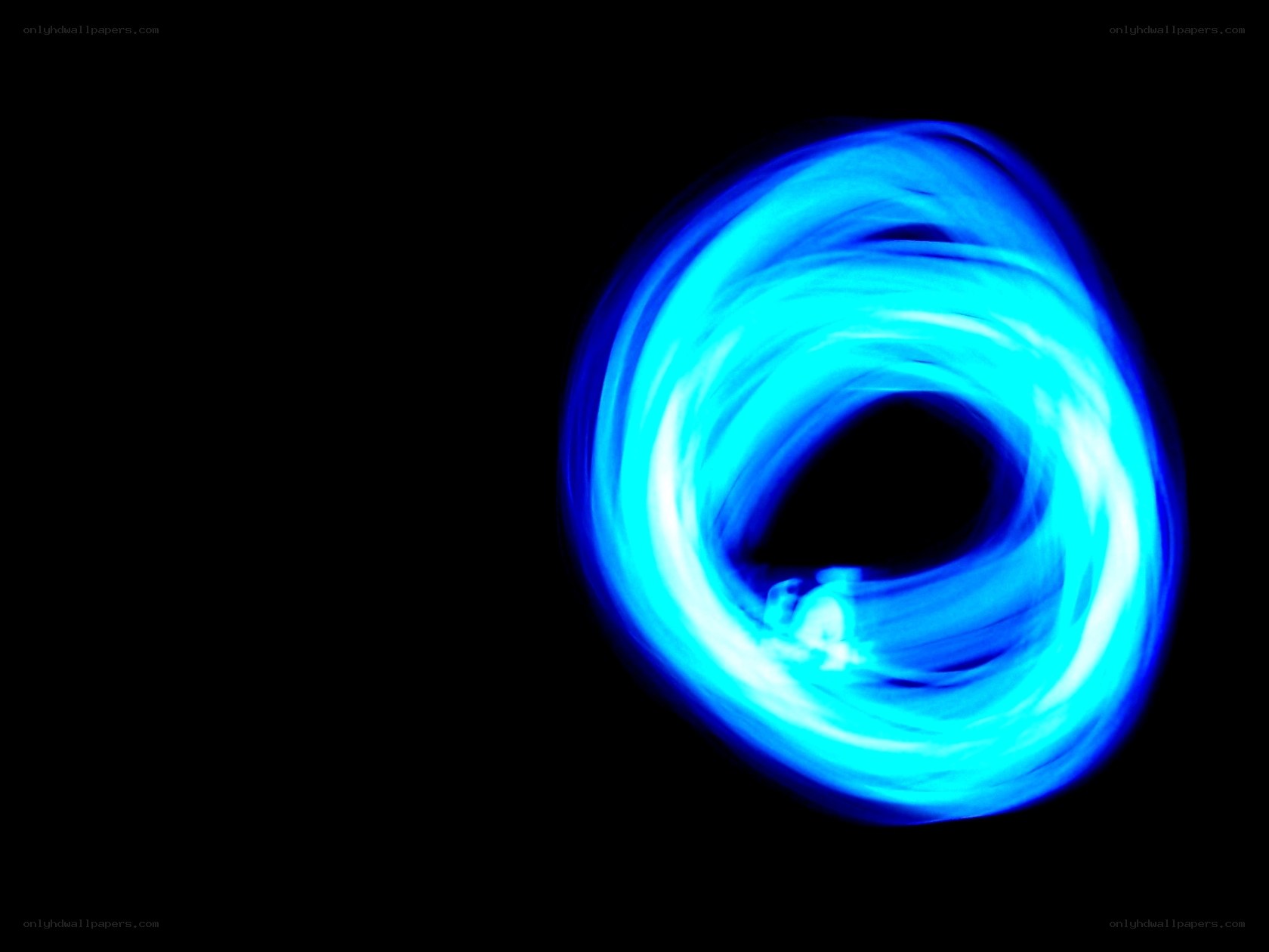 blue light swirl