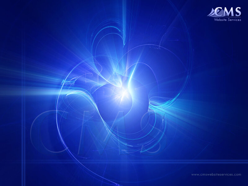 Blue Light Swirls — Dynamic, Digital Art