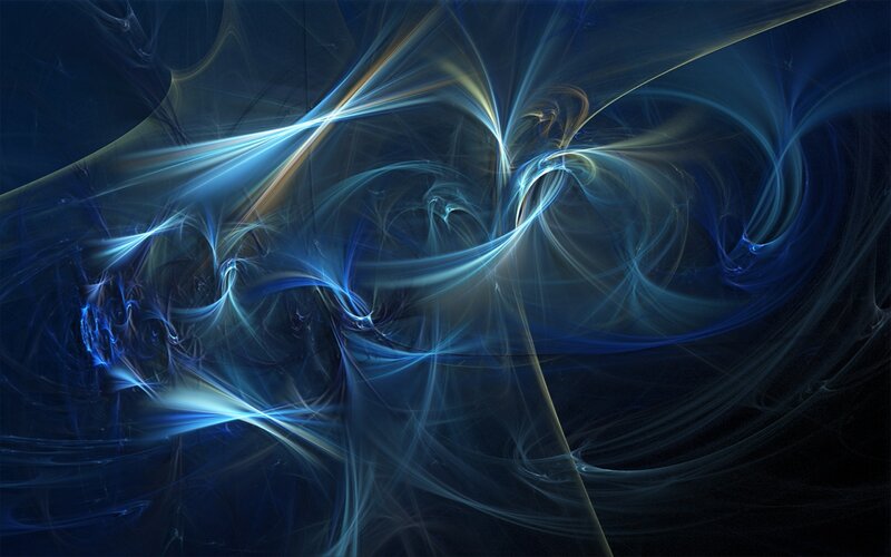 Blue Light Swirls — Ethereal, Abstract