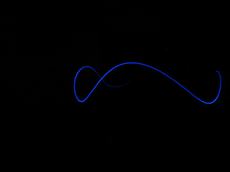 Blue Light Trail