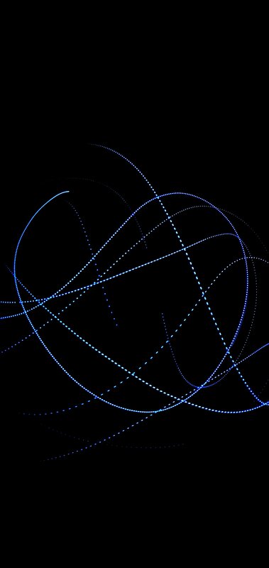 Blue Light Trails — Calm