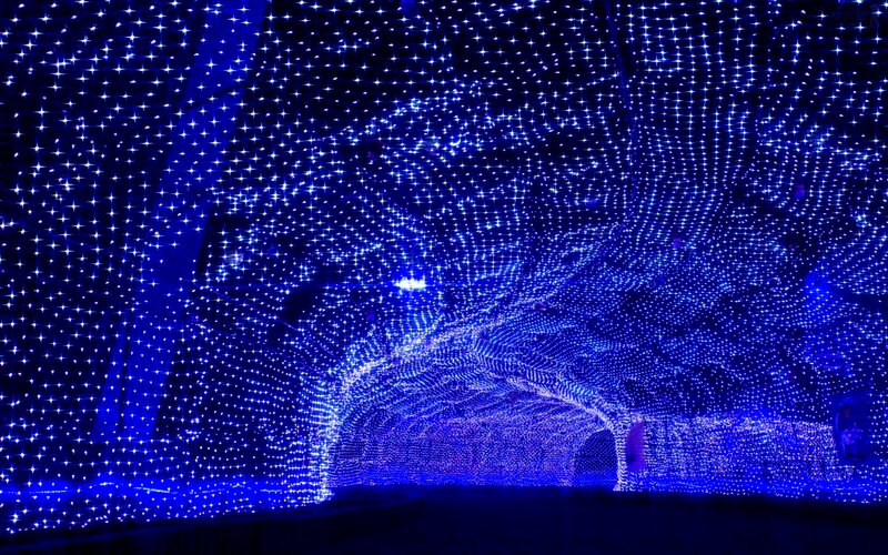Blue Light Tunnel — Calm