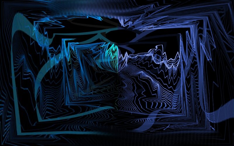 Blue Light Tunnel — Hypnotic