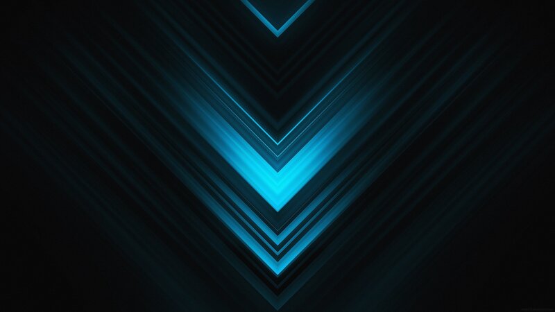 Blue Light V-shape Pattern — Dark