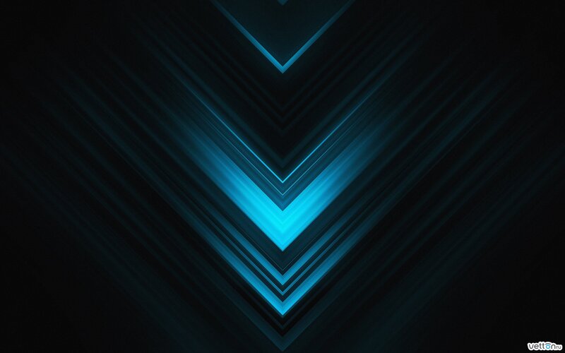 Blue Light V-shape Pattern