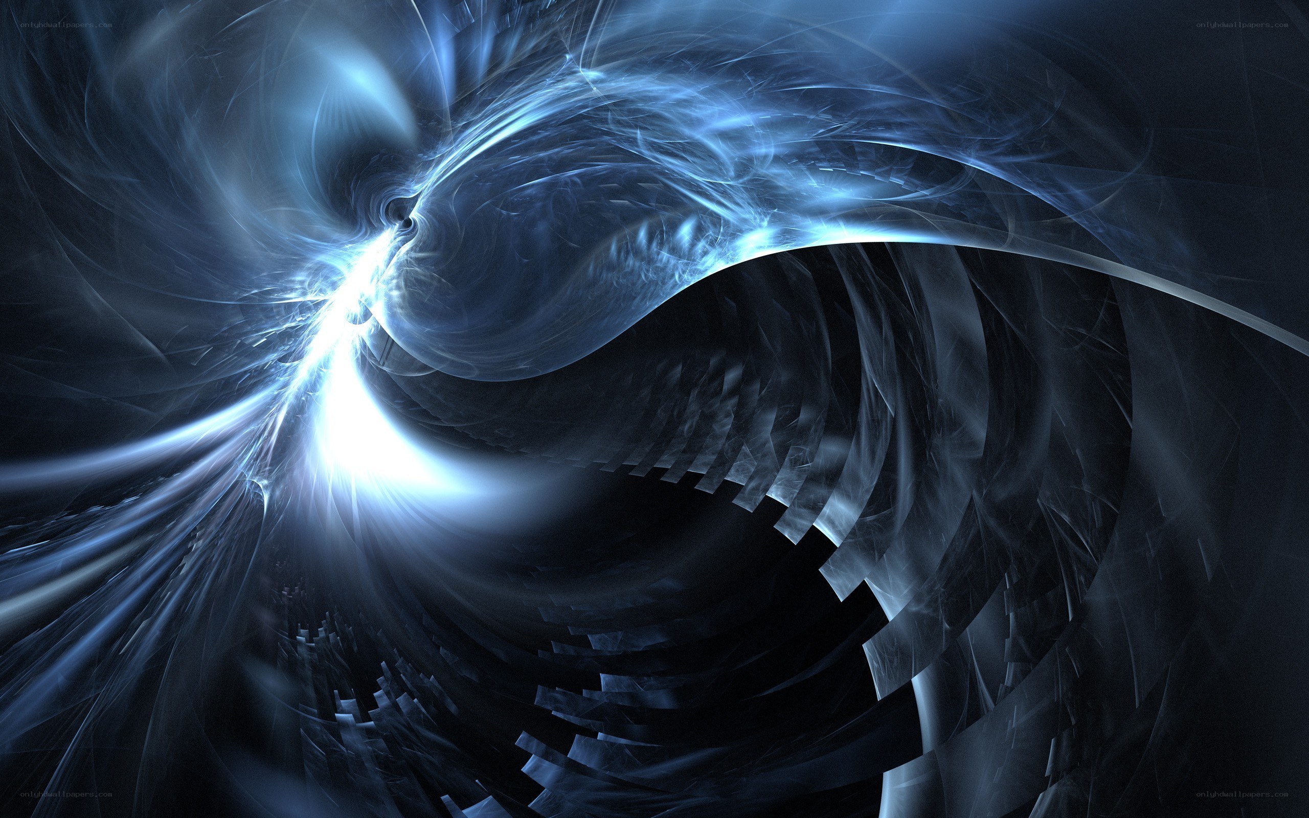 blue light vortex tunnel