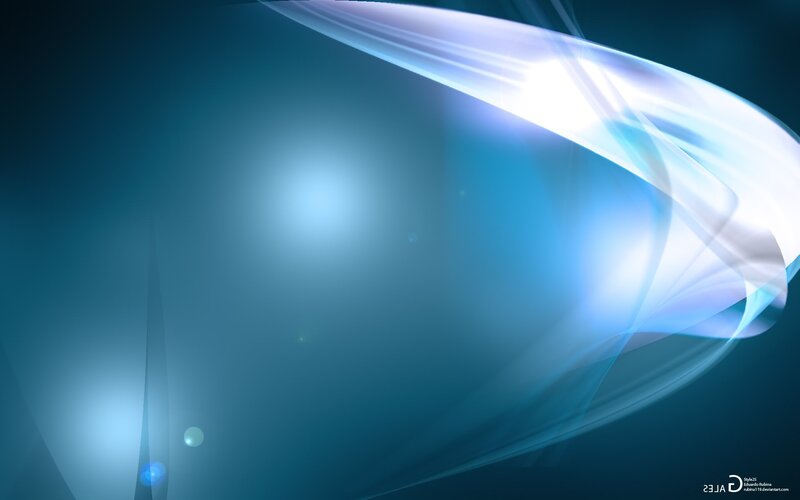 blue light wave abstract