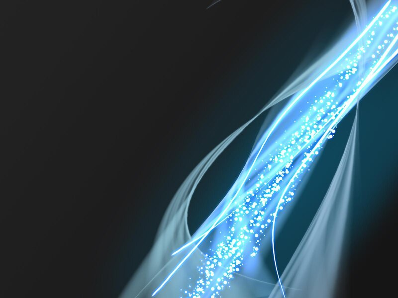 blue light wave abstract