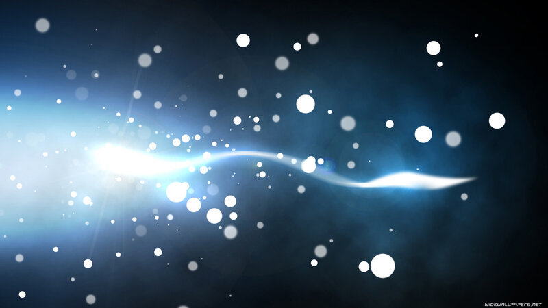 blue light wave abstract