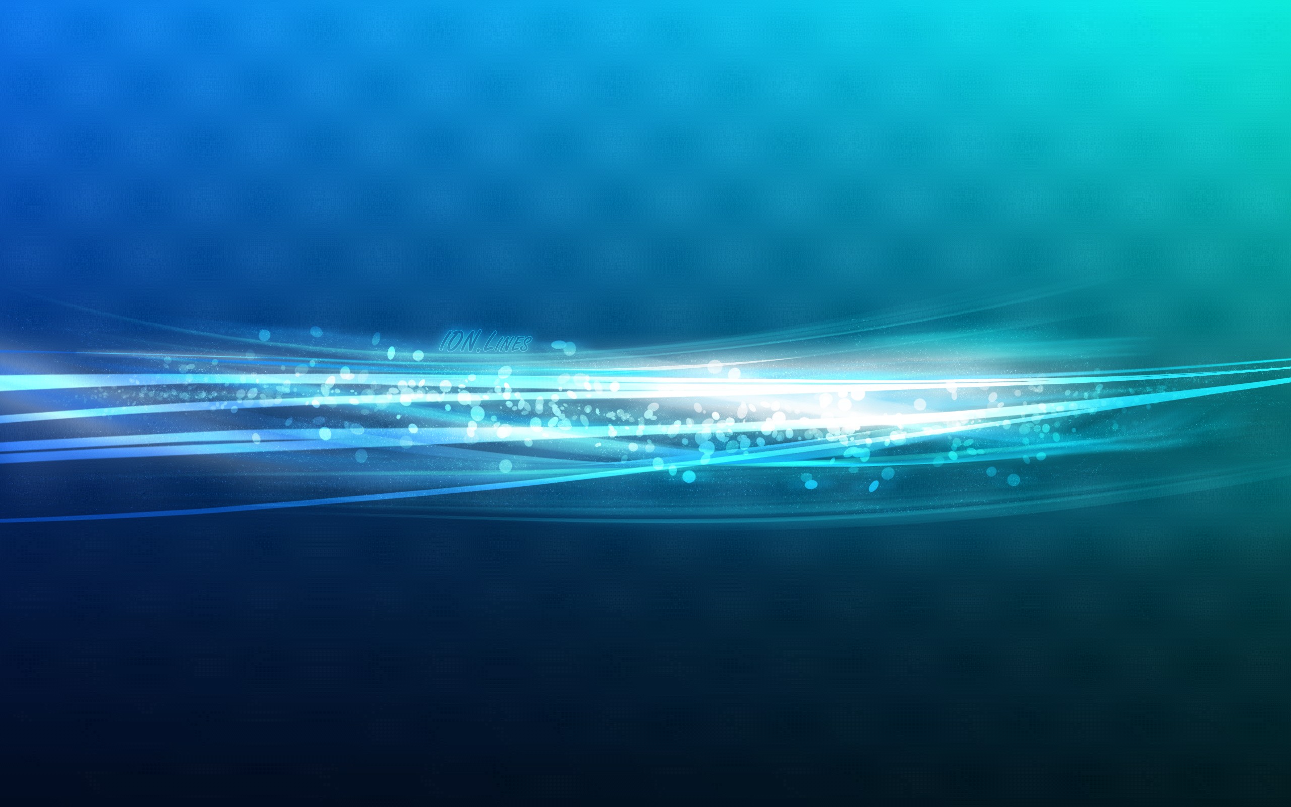 blue light wave abstract