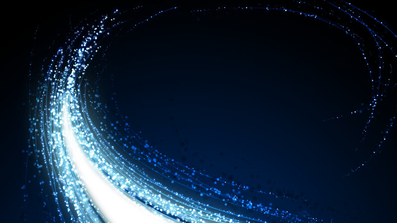 blue light wave abstract background