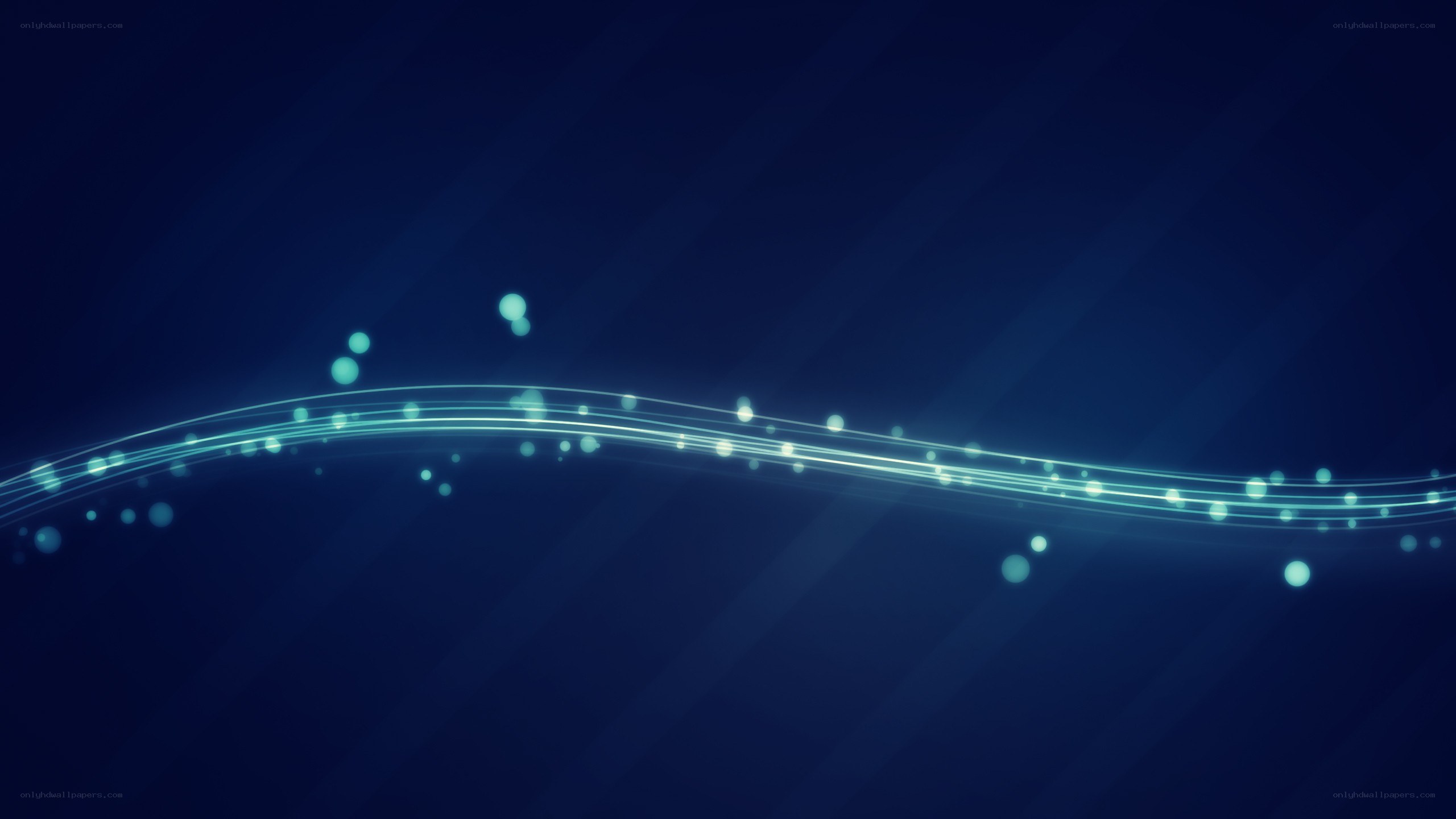blue light wave animation